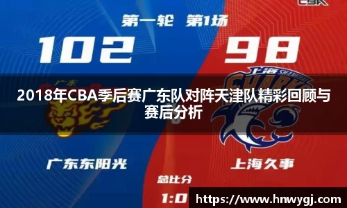 2018年CBA季后赛广东队对阵天津队精彩回顾与赛后分析